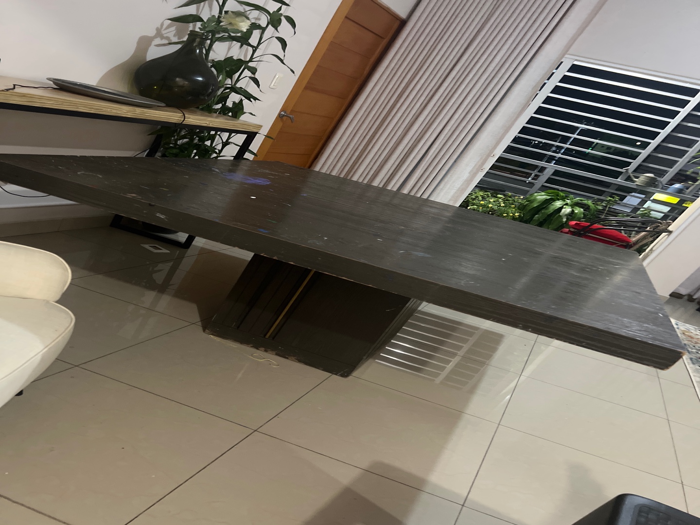 decoración y accesorios - Mesa de comedor cuadrada  1