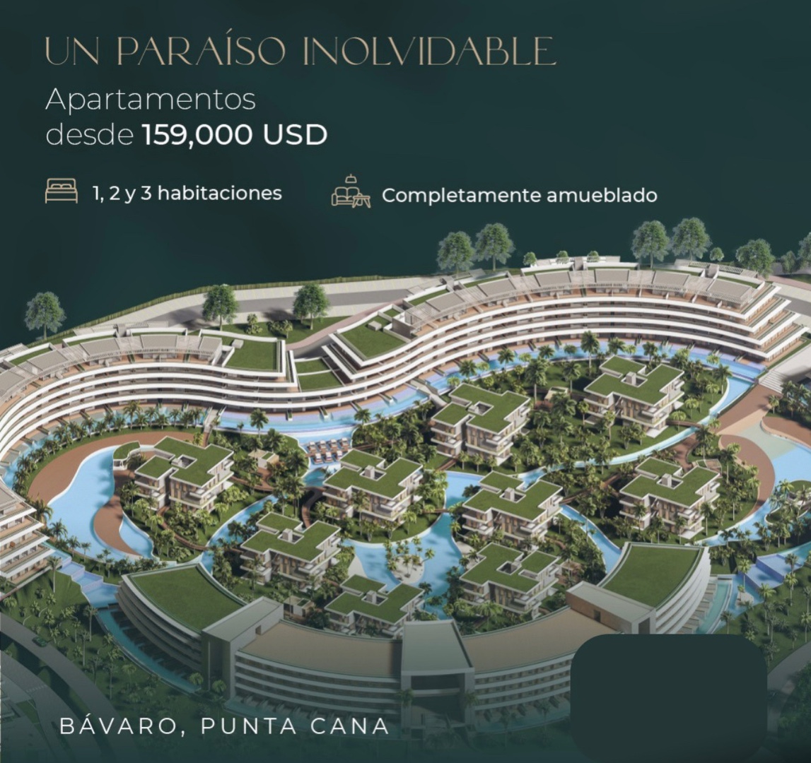 apartamentos - NUEVO PROYECTO EN BAVARO PUNTA CANAAPARTAMENTOS EN VENTA