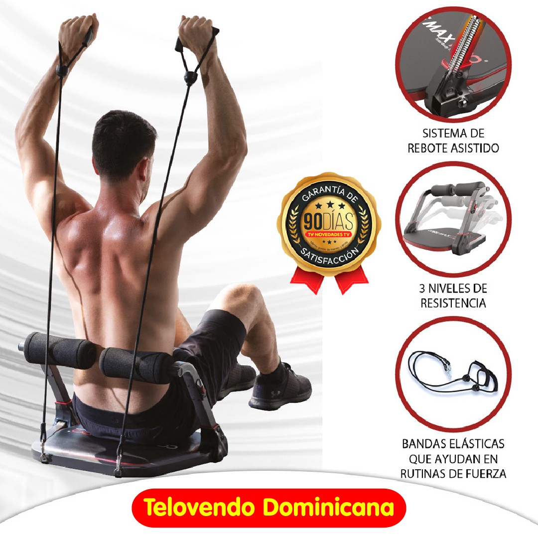 deportes - MAQUINA DE EJERCICIOS QUE CONCENTRA LA FUERZA EN EL ABDOMEN MARCANDOLO 2