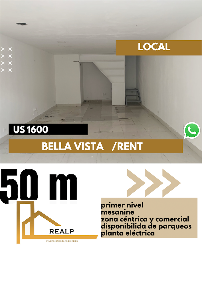 oficinas y locales comerciales - Local primer nivel bella vista 0