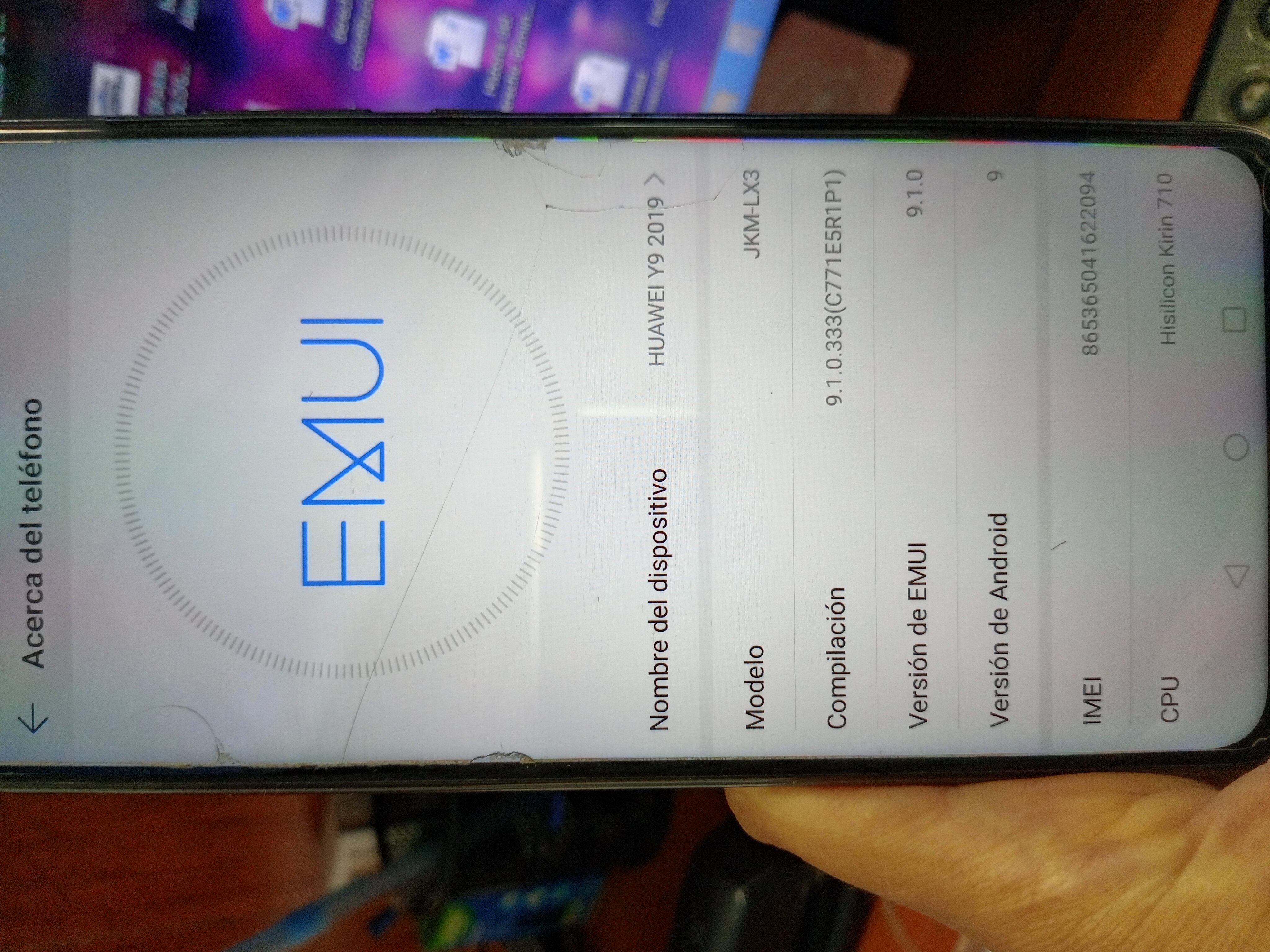 celulares y tabletas - Vendo celular Huawei Y9 2019 0