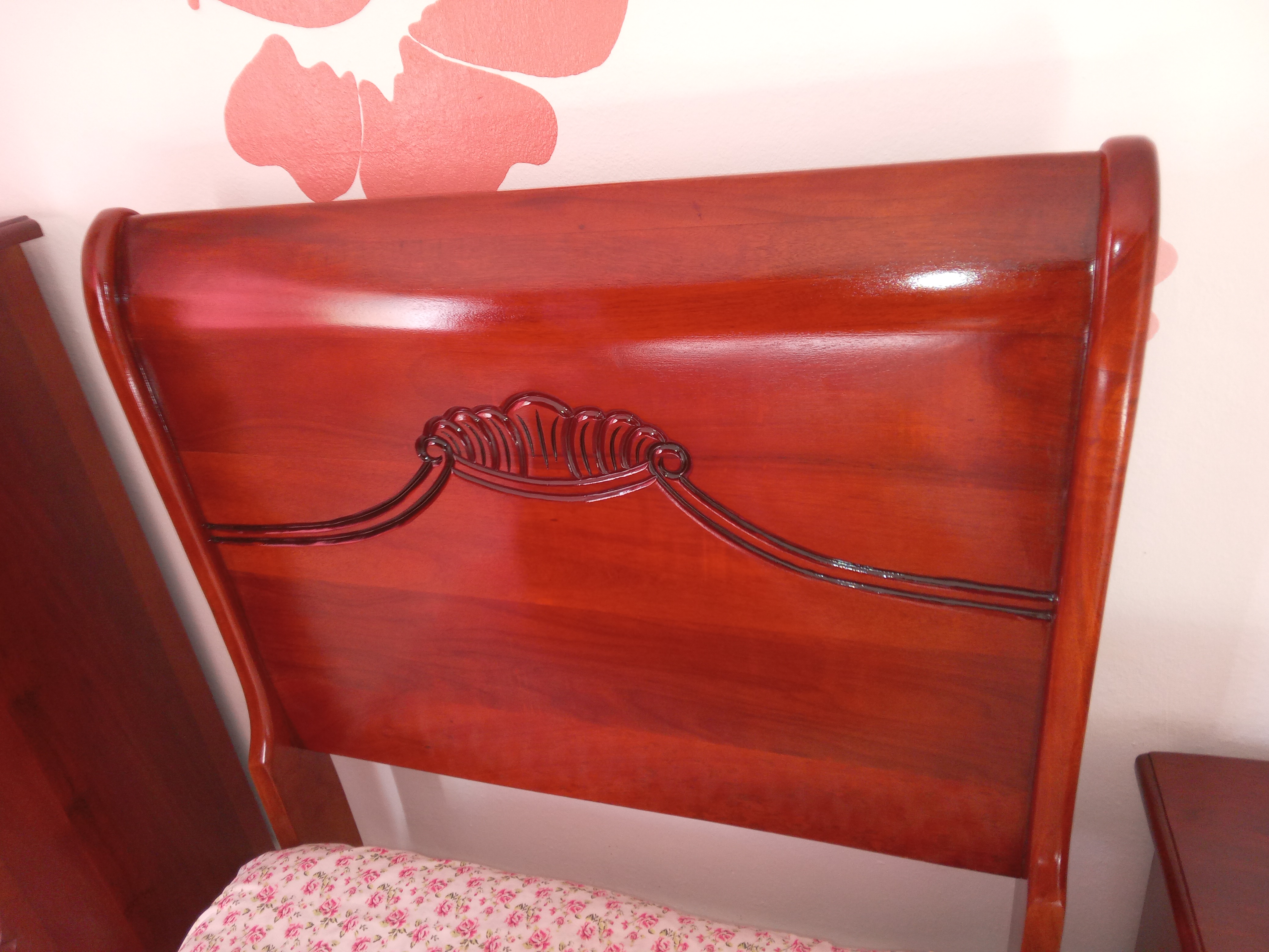 muebles y colchones - De Oportunidad! JUEGO DE HABITACION TWIN en caoba
