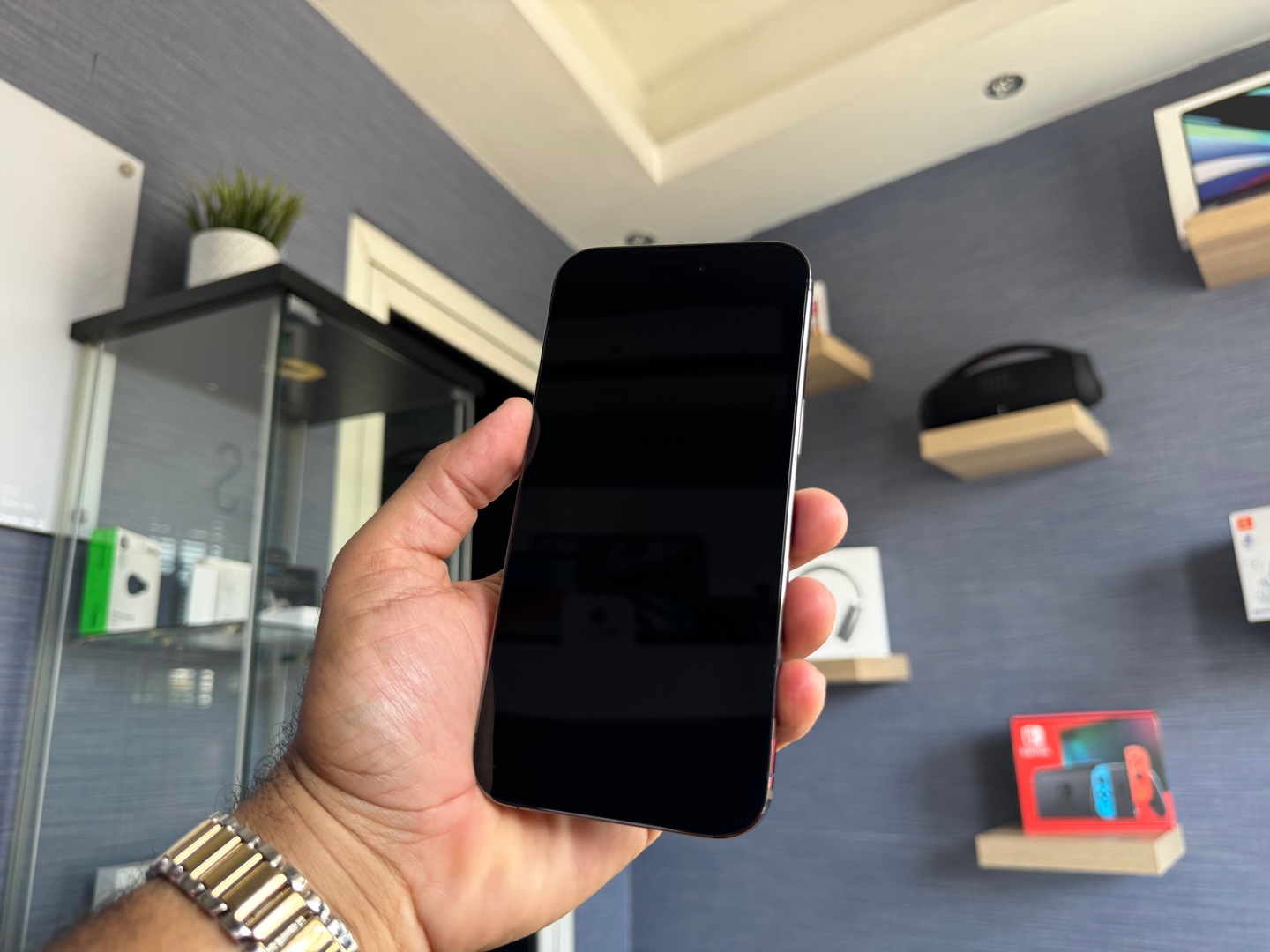 celulares y tabletas - iPhone 14 Pro Max 128GB Morado, Like New, Factory RD$ 50,000 NEG 1