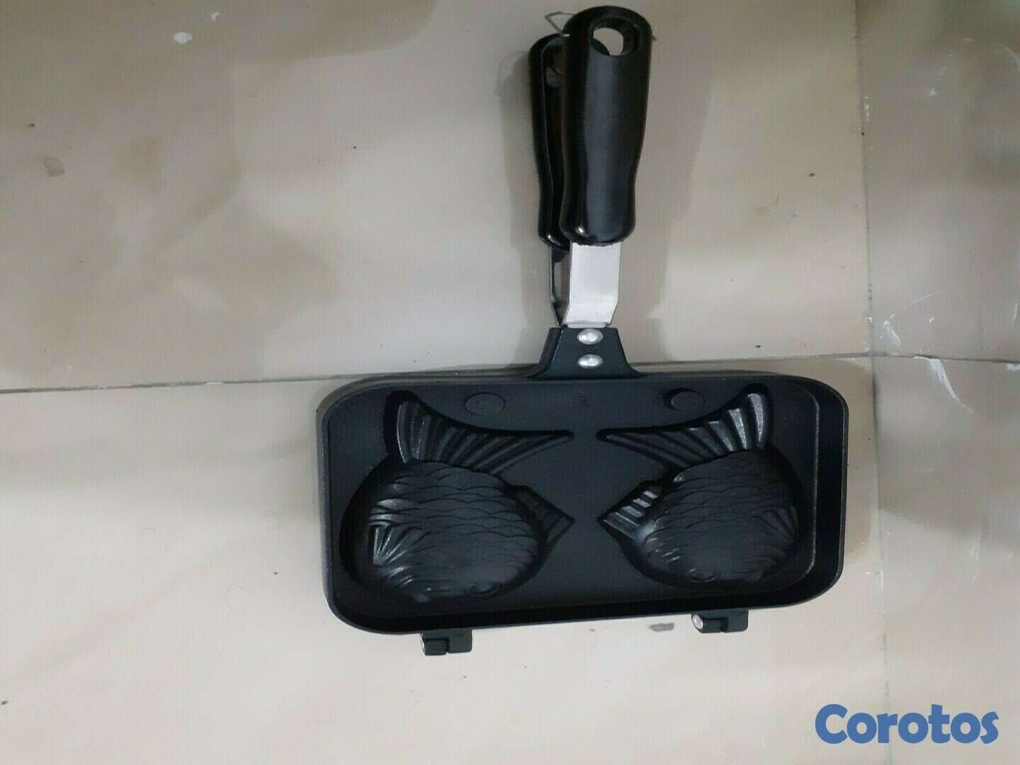 cocina - Sartén doble con forma de pez japonés, para hacer tartas con forma de pez Takoya 8