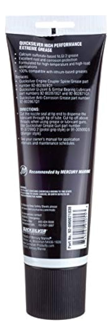 Salud y Equipamiento Médico - Mercurio mercruiser Extreme Grasa 8oz Tubo 1