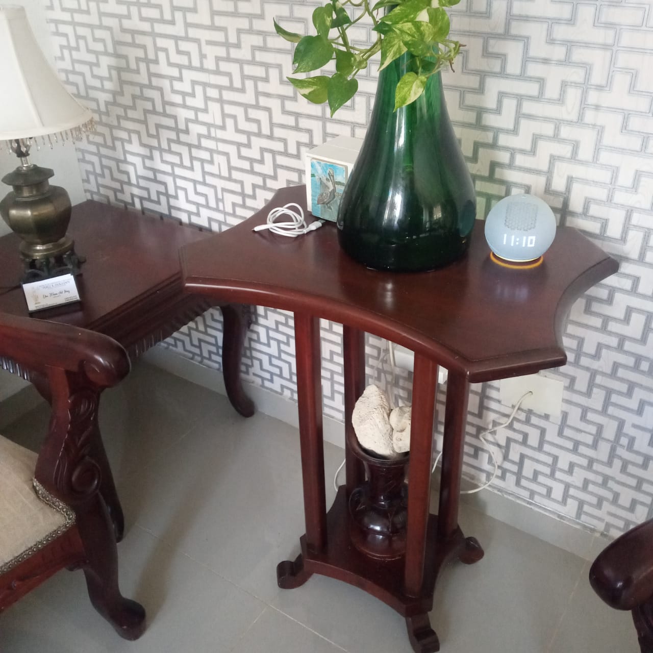 muebles y colchones - Sala Completa de Madera Caoba – Clásica y Sofisticada 5