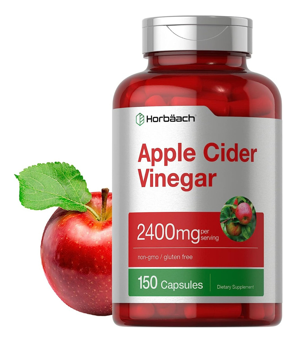 Salud y Equipamiento Médico - Capsulas De Vinagre De Sidra De Manzana | 2400mg | 200 Pastillas 0