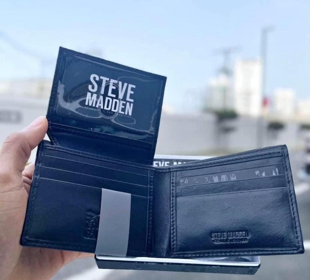 carteras y maletas - Billetera Steve Madden con RFID 100% cuero 1