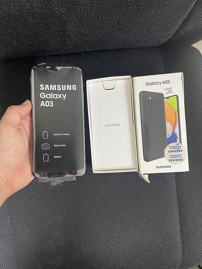 celulares y tabletas - Samsung Galaxy A03 32GB, NUEVO en caja abierta 4