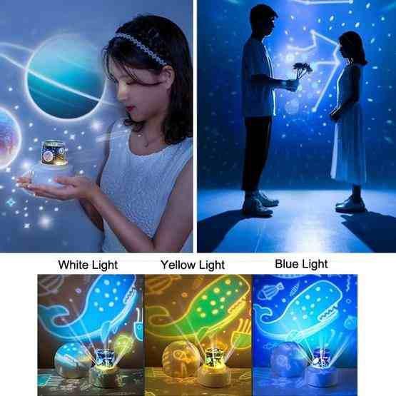 accesorios - Lámpara de luna Proyector de cielo estrellado de fantasía dibujos noche colorida 1