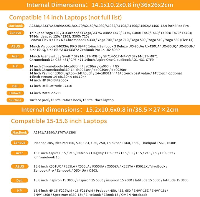 carteras y maletas - Estuche para laptop 15.6" 5