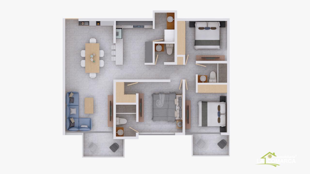 apartamentos - Torre Residencial, Av. Hispanoamericana, Santiago los Caballeros. 2