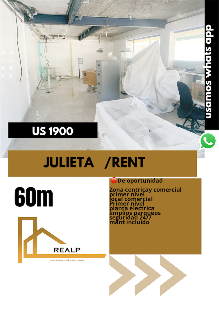 oficinas y locales comerciales - Local en Primer nivel en la Julieta  0