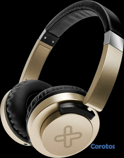 computadoras y laptops - AUDIFONO CON MICROFONO KlipXtreme AKOUSTIKFX GOLD (KHS-851GD)con cable y aislaci 2