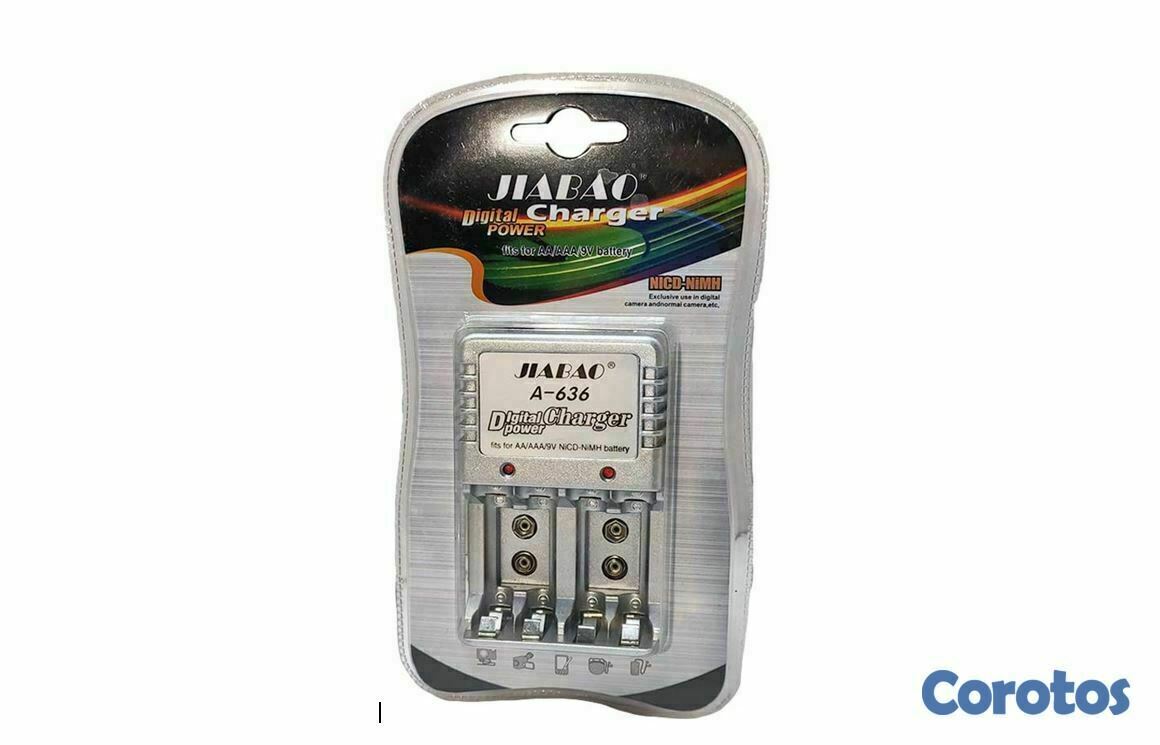 otros electronicos - Cargador para pilas 9V AA AAA. 1