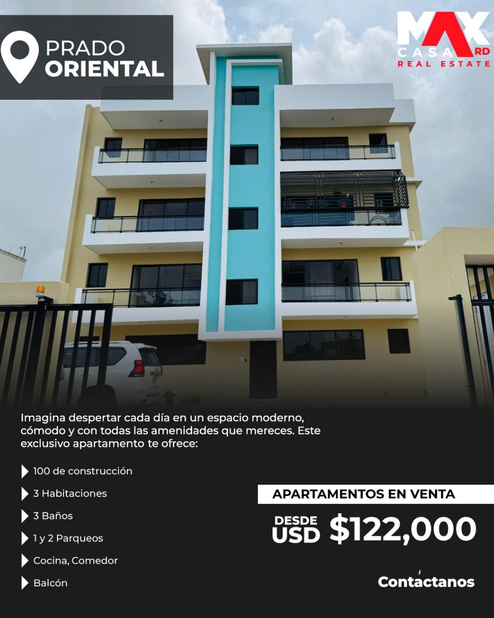 apartamentos - Apartamentos listos para entrega en Prado Oriental, Autopista de San Isidro