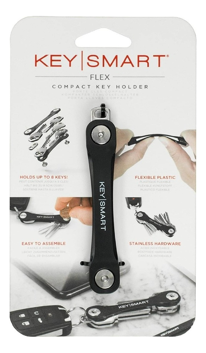Salud y Equipamiento Médico - Llavero Compacto Organizador Negro Keymart Flex 1