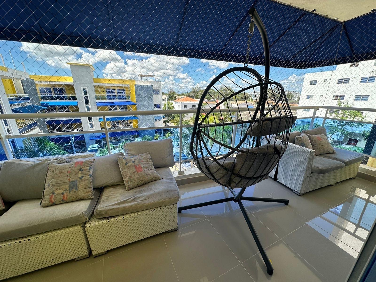 apartamentos - Venta de Apartamento 4ta con terraza privada en la autopista de san Isidro  8
