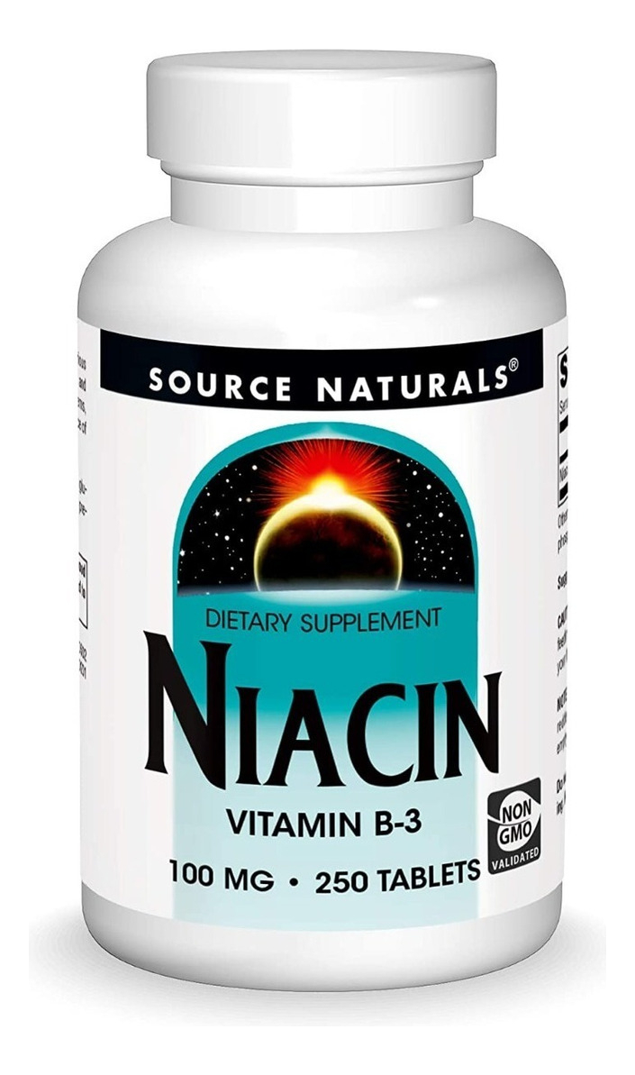 Salud y Equipamiento Médico - Niacinamida 250tab Source Nature
