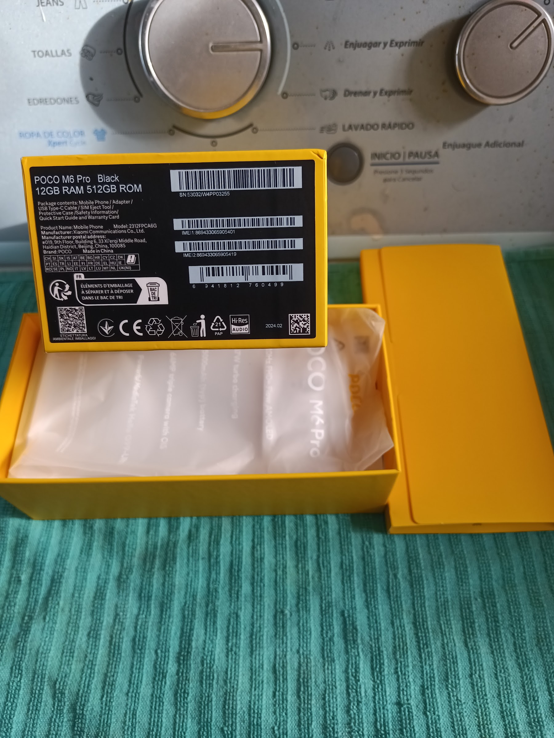 celulares y tabletas - Poco m6 pro, 512 gb 12 ram, dual sim, 