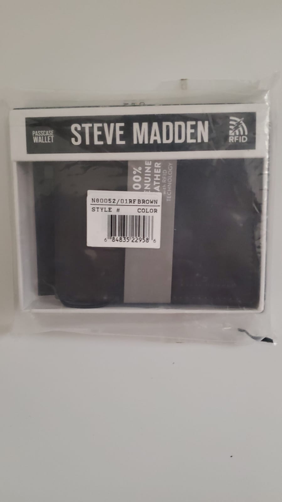 carteras y maletas - Billetera Steve Madden con RFID 100% cuero 2