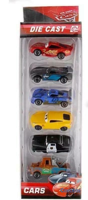 juguetes - kit de carritos 6 unidades 