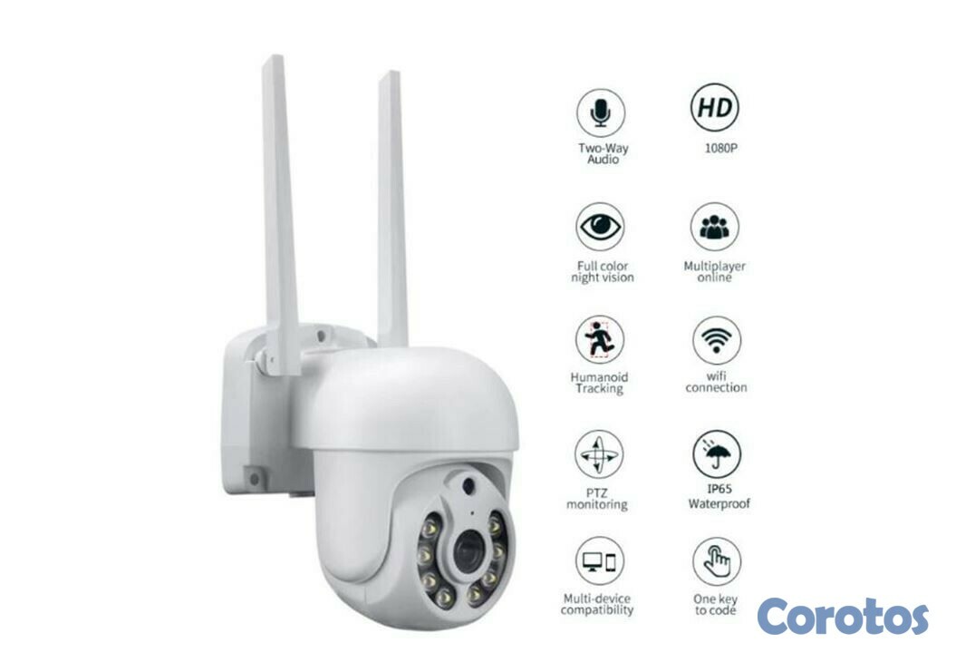 camaras y audio - Camara wifi ptz 360 grados soporta sol, agua y polvo 2