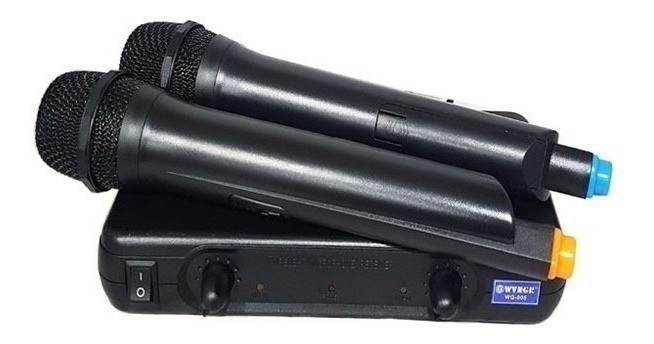 accesorios para electronica - kit 2 microfonos Karaoke Profesional inalambricos microfono 4