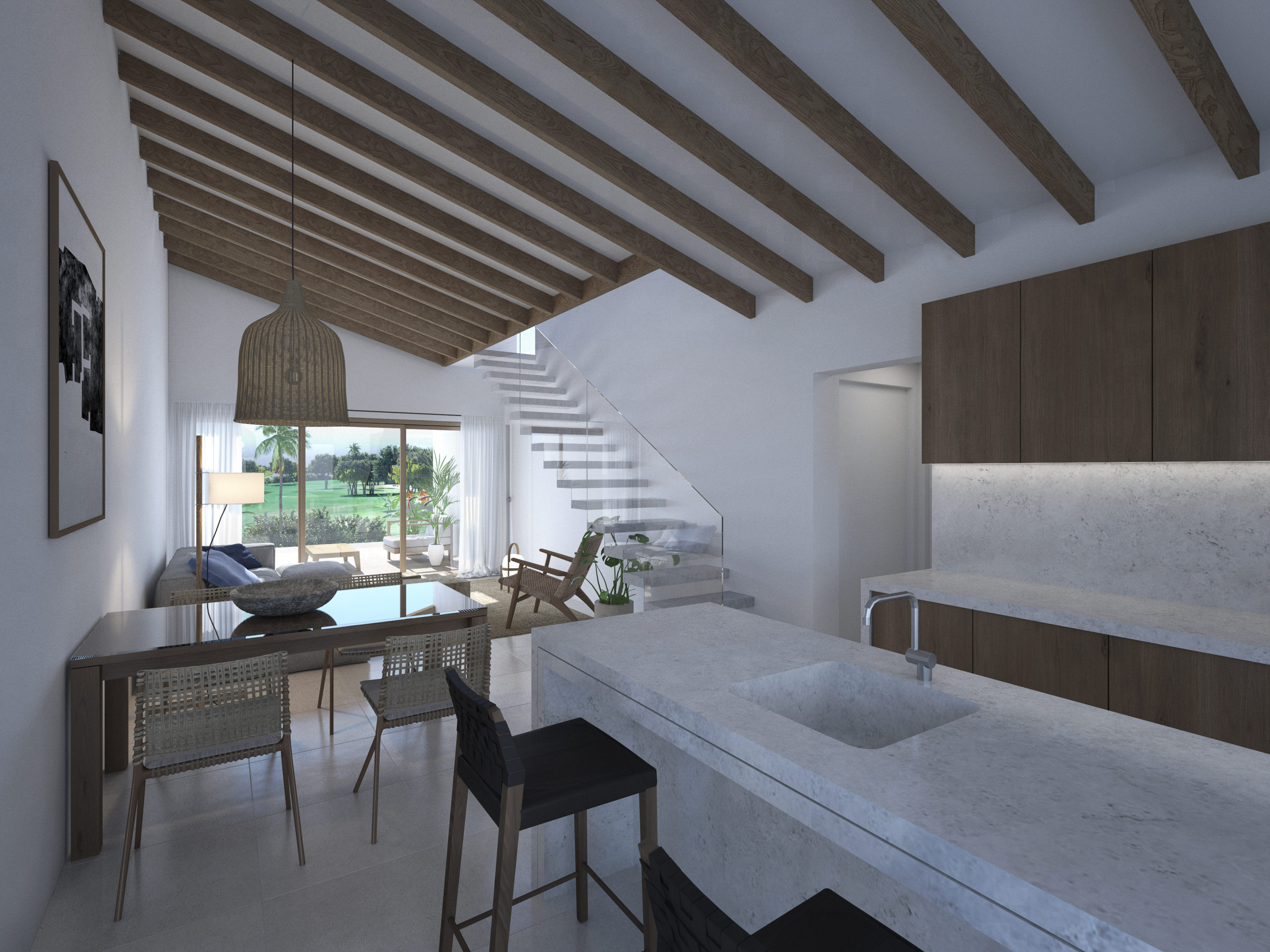 penthouses - Apartamento en venta de 3 habitaciones en Cocotal 2