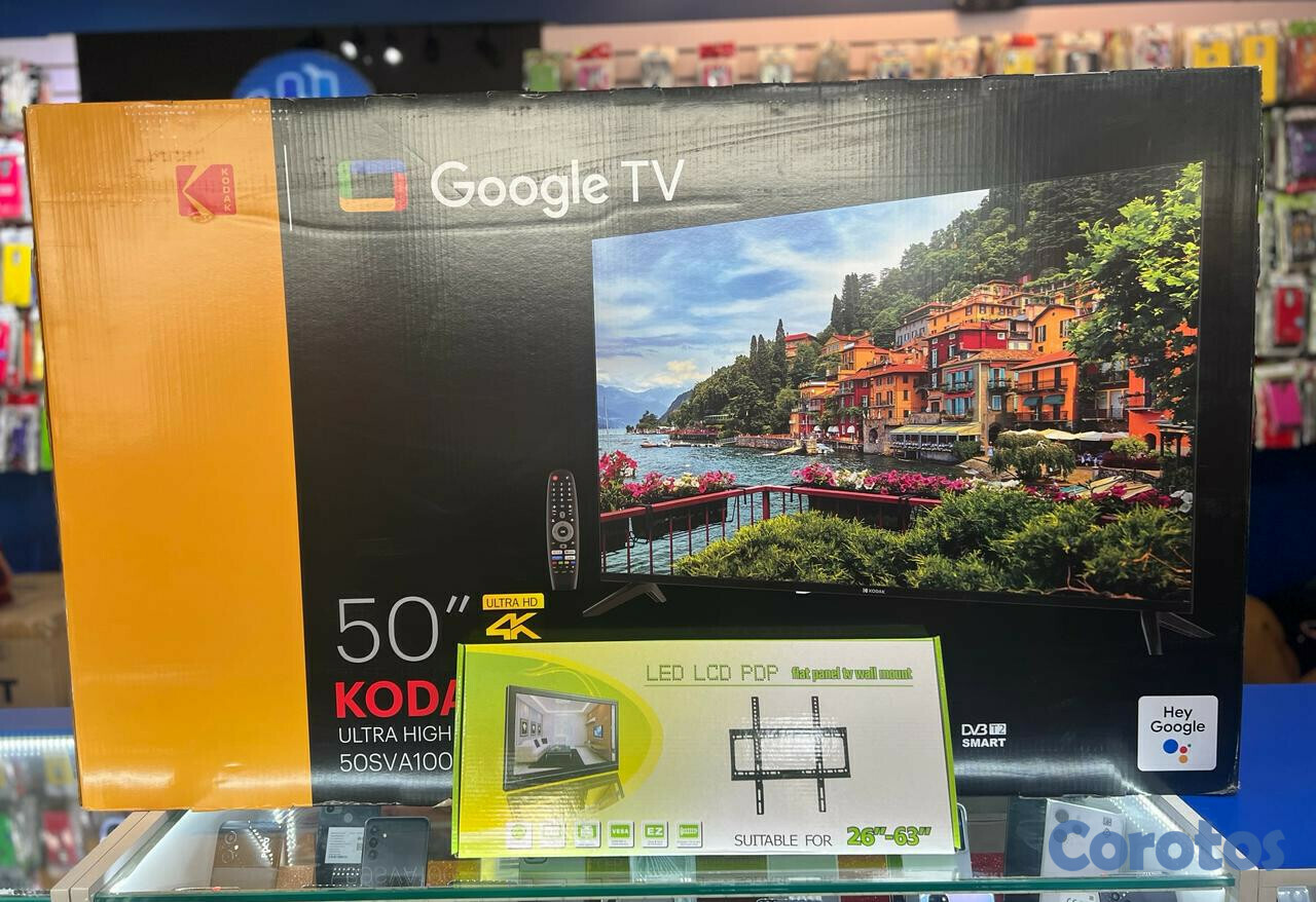 tv - SMART TV KODAK DE 50 PULGADAS 4K GOOGLE TV CONTROL POR VOZ 2025 NUEVAS
