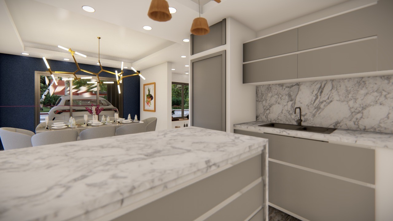 casas - Espectacular casa ya en construcción lista en 60 días a 3 minutos d playa dorada 4