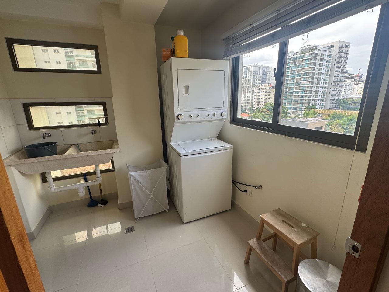 apartamentos - Rento apartamento amueblado en piantini  8