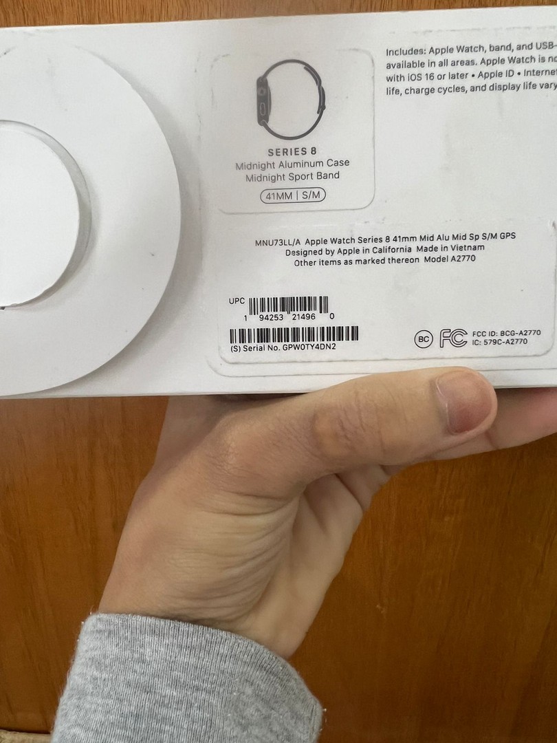 otros electronicos - Apple Watch Serie 8 41mm Midnight Sellado 2