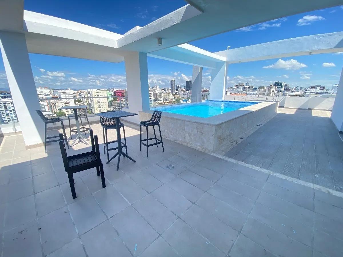 apartamentos - Alquiler Evaristo Morales Apartamento Amueblado 5