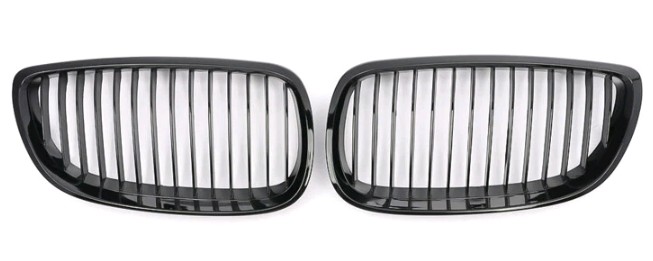 accesorios para vehiculos - Rejilla parachoques, negro brillante, para BMW E92, E93, 328i, 335i, 2006 a 2010 2