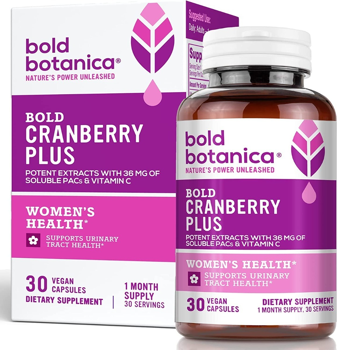 Salud y Equipamiento Médico - Cranberry 30 Cap Bold Botanica 0