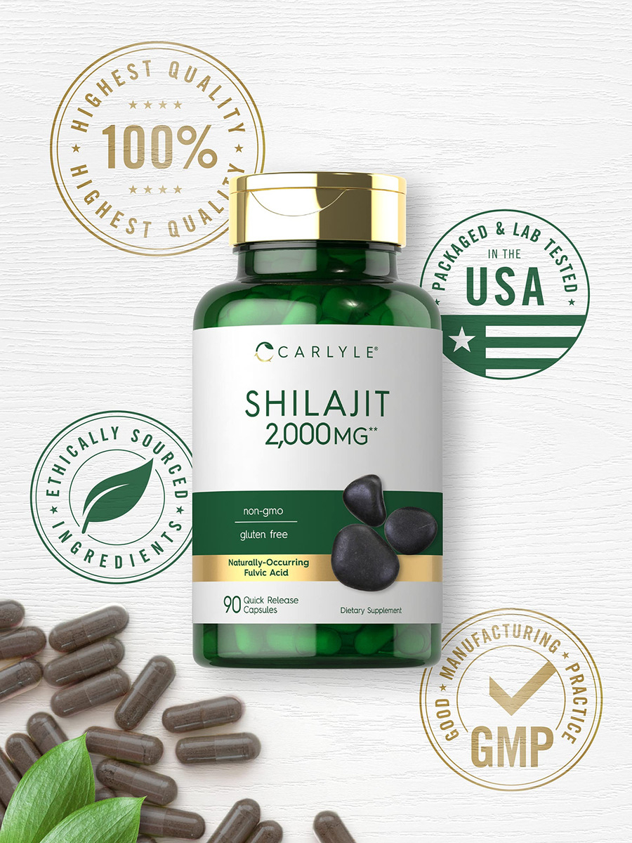 Salud y Equipamiento Médico - Shilajit 2000mg 90cap Carlyle 4