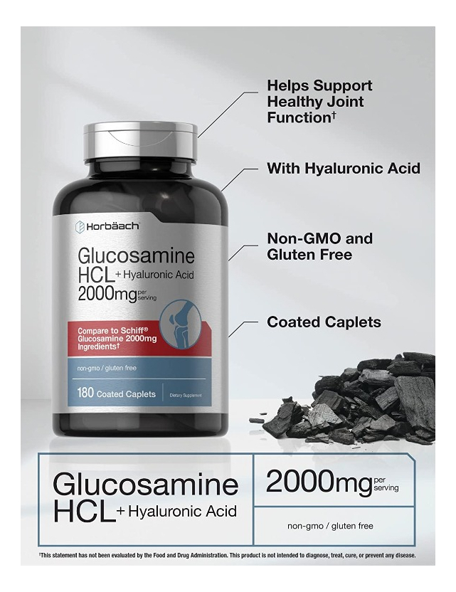 Salud y Equipamiento Médico - Glucosamina Hcl | 2000mg | 180u 2