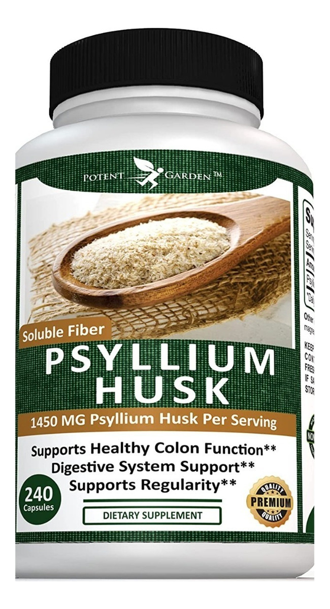 Salud y Equipamiento Médico - Psyllium 240 Cap Potent Garden 0
