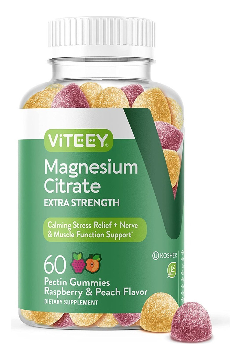 Salud y Equipamiento Médico - Citrato Magnesio 60 Gums Viteey - - Unidad A $2398