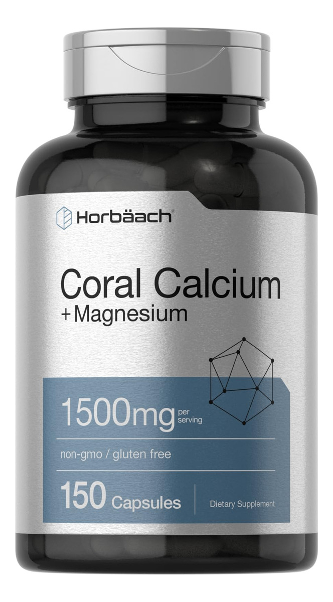 Salud y Equipamiento Médico - Coral Calcio + Magnesio 1500mg 150cap Horbaach 0