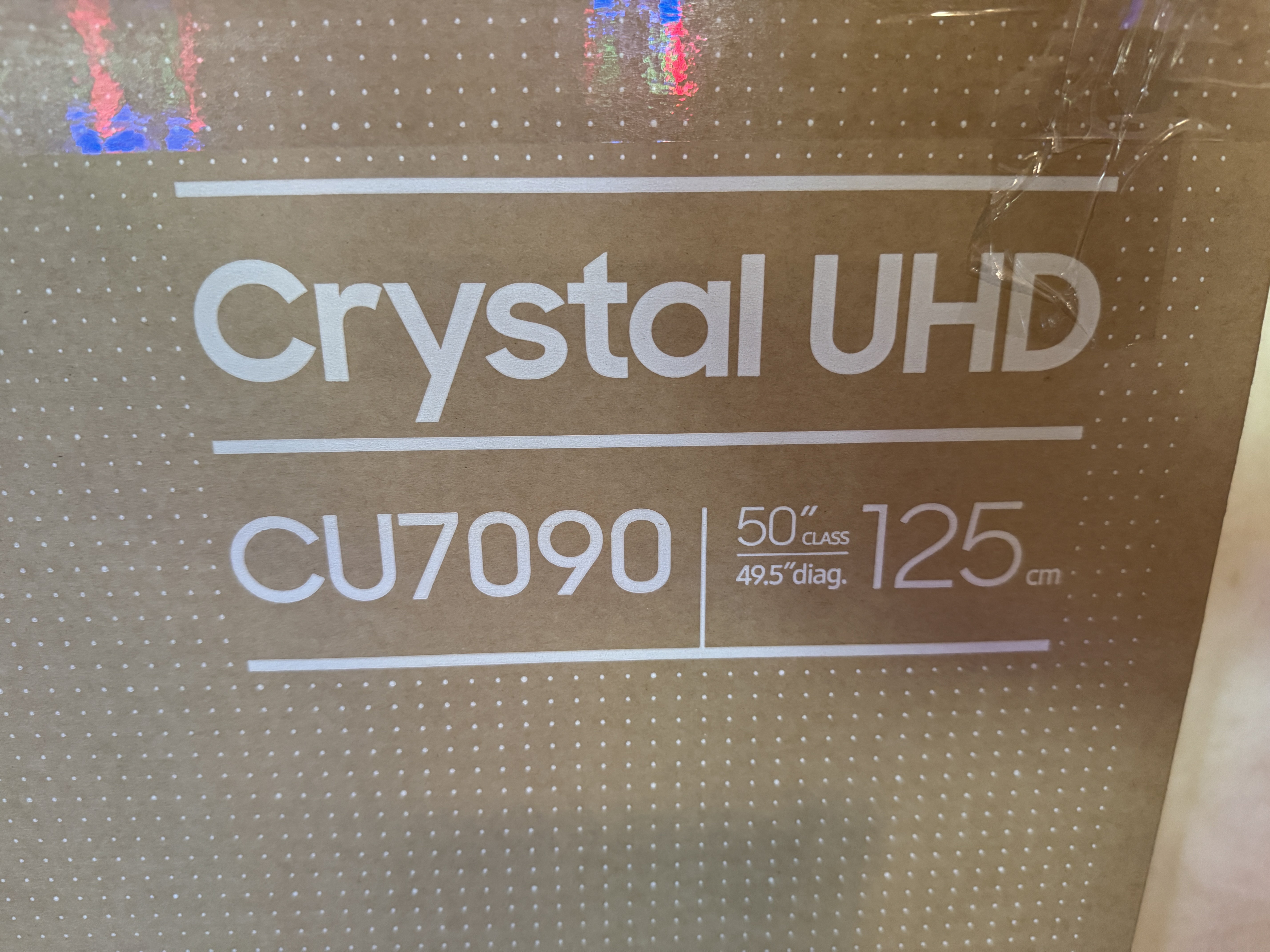 tv - Television 50” Samsung Crystal HD CU 7090. 
 1