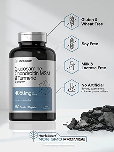 Salud y Equipamiento Médico - Glucosamina Condroitina 4050 Mg 180 Cap Horbaach 4