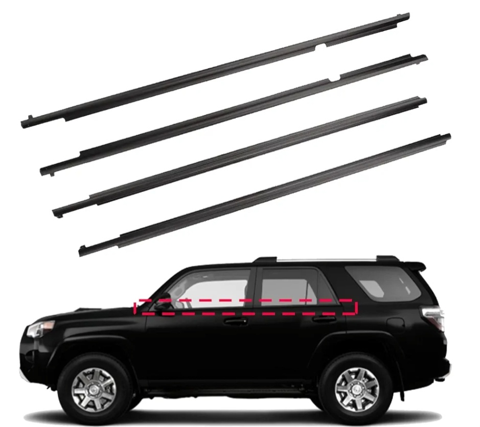 accesorios para vehiculos - burlete de exterior de puertas para toyota runner 2010-2021