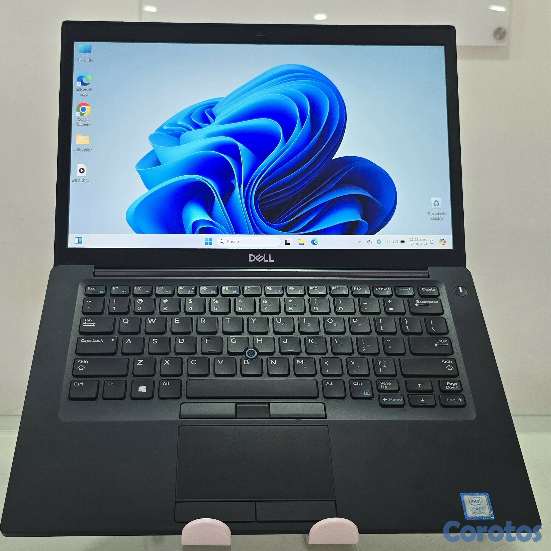 computadoras y laptops - Dell 7490 14 Pulg Core i7 8va Gen Ram 16gb ddr4 Disco 512gb SSD Video 8gb  1