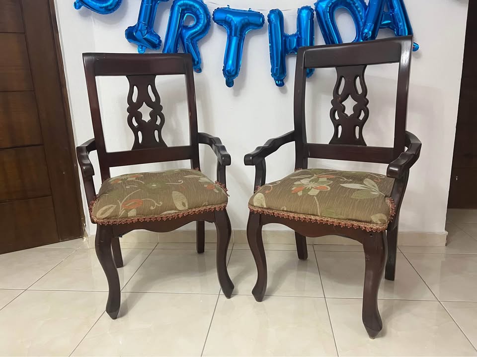 muebles y colchones - Sillas o butacas, forradas o acojinadas en tela  2