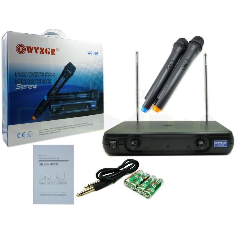 accesorios para electronica - kit 2 microfonos Karaoke Profesional inalambricos microfono 5