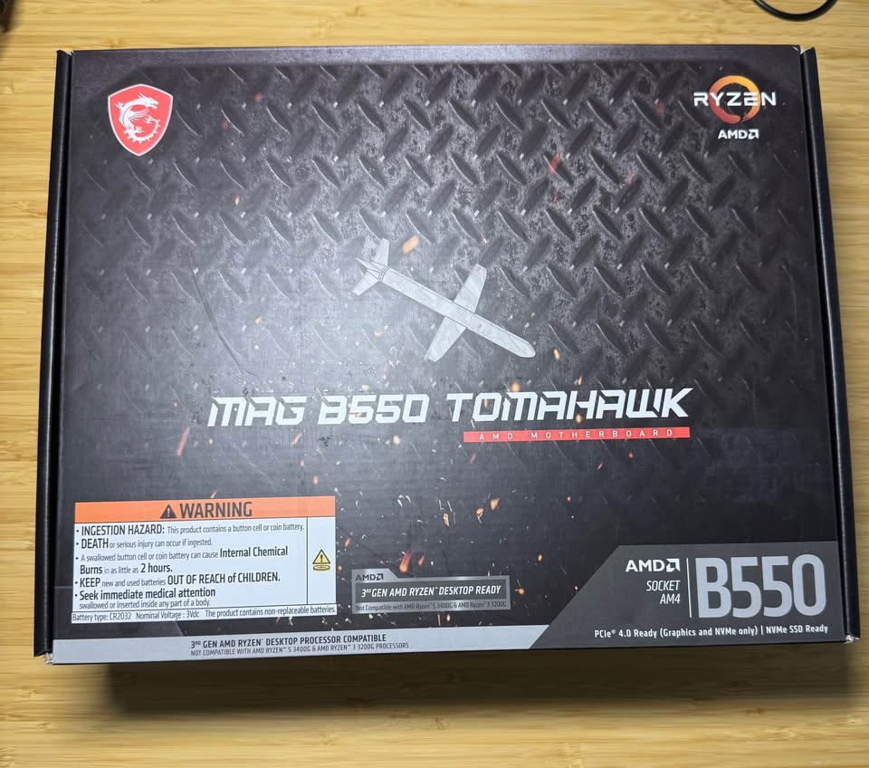 computadoras y laptops - Motherboard MSI B550 para AM4