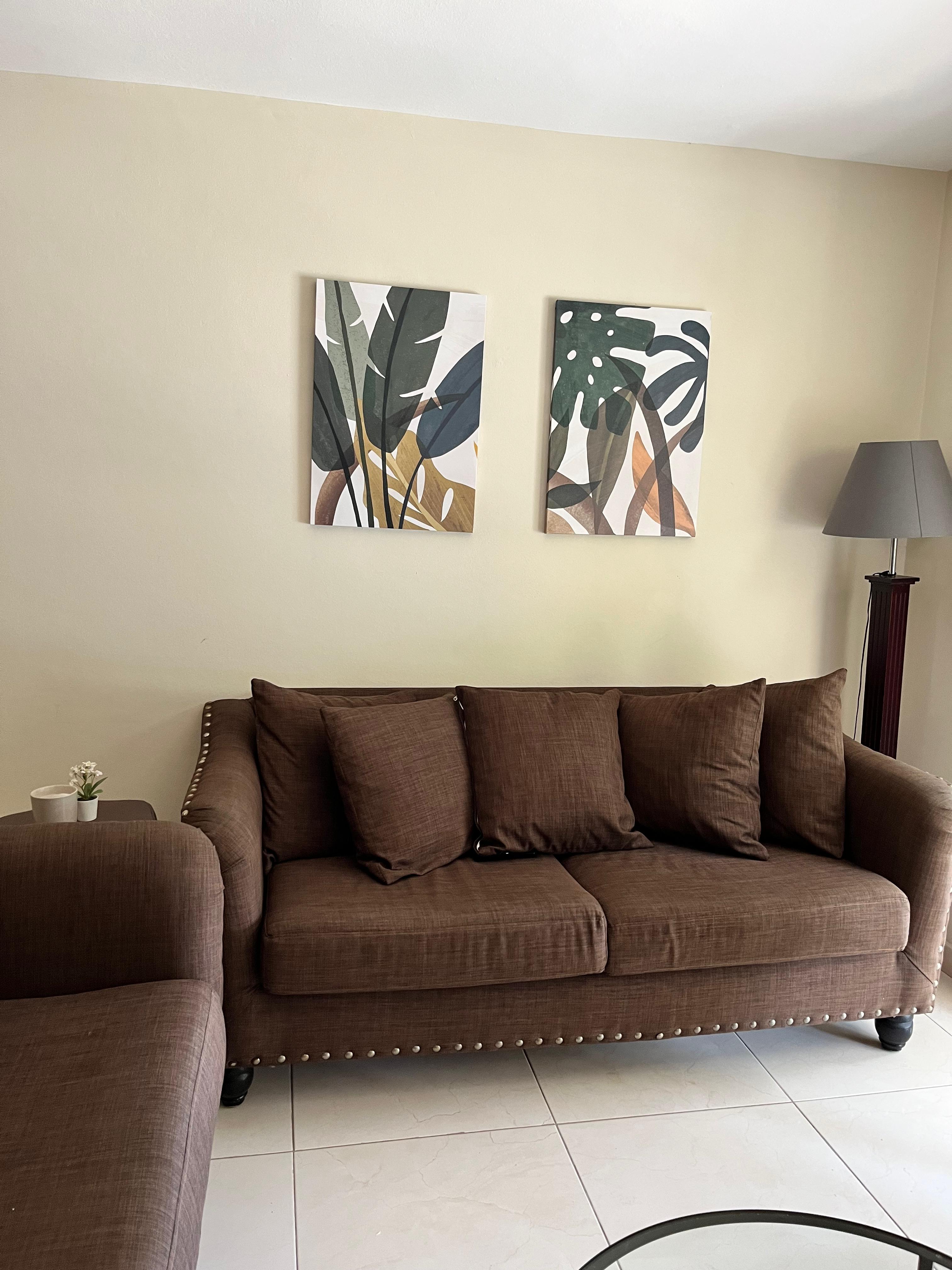 muebles y colchones - VENDO DOS SOFÁS DE DOS ASIENTOS 1