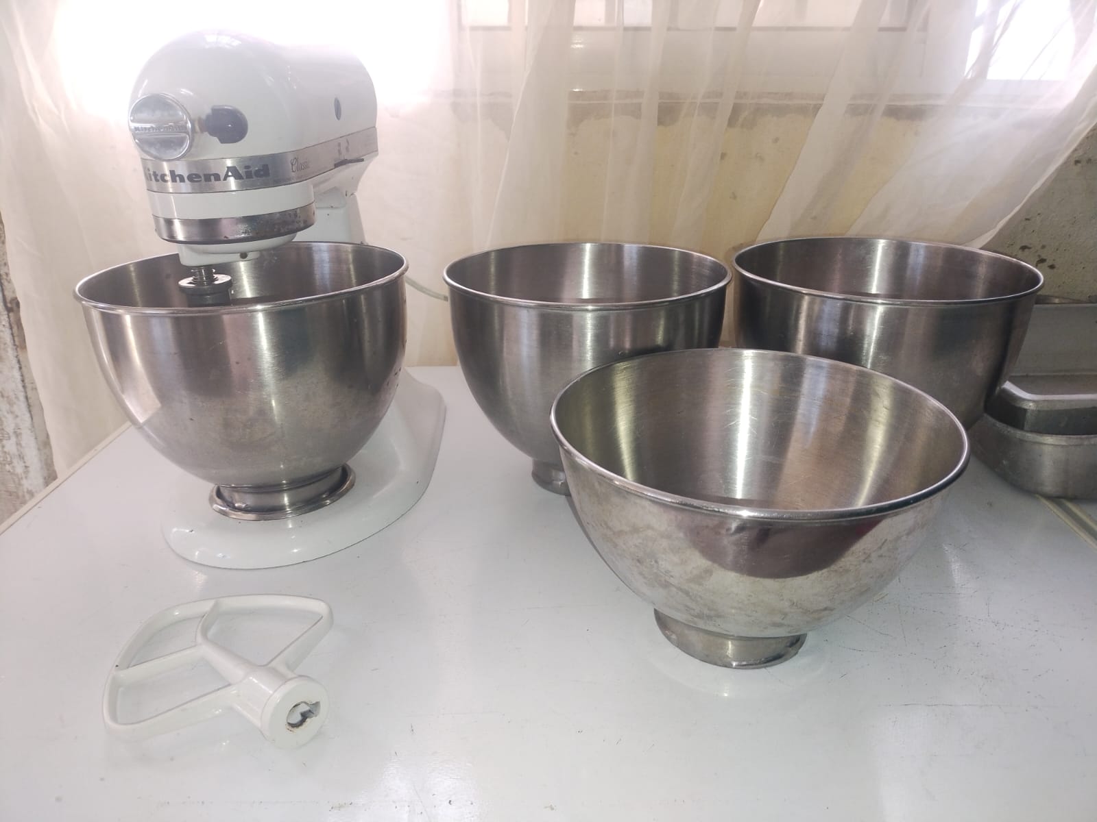 cocina - Máquina batidora Kitchenaid con tres tazones adici 1